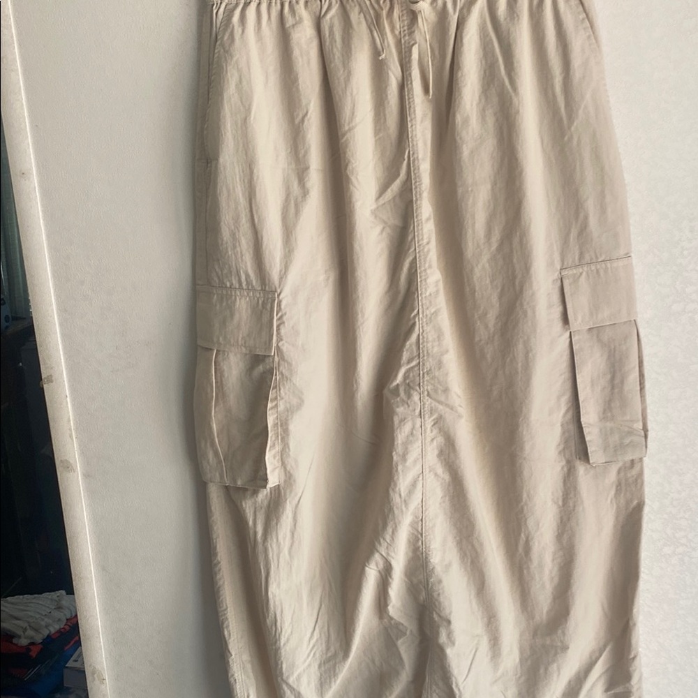 Joe Fresh Cream Cargo Skirt